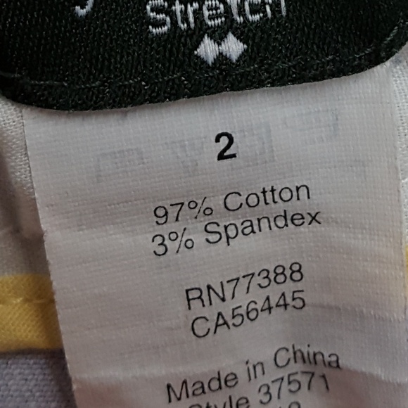 J. Crew Factory Purple Printed Chino Shorts - Picture 3 of 8